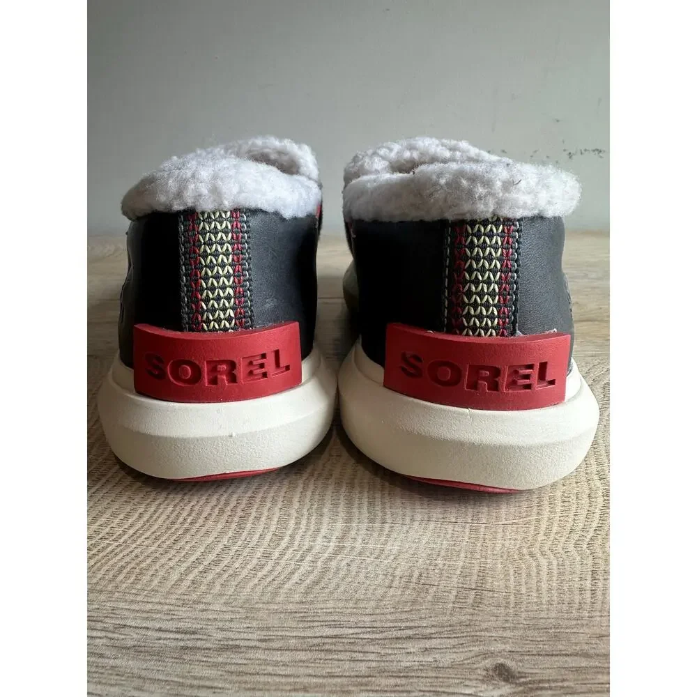 Sorel Mackenzie II Snow Slip Ons Gray Quarry Chalk 7